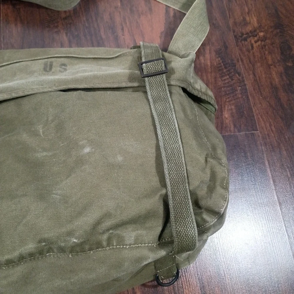 1951 US Army M1945 Field Pack Lower Green  Cargo Pack Musette Messenger Bag